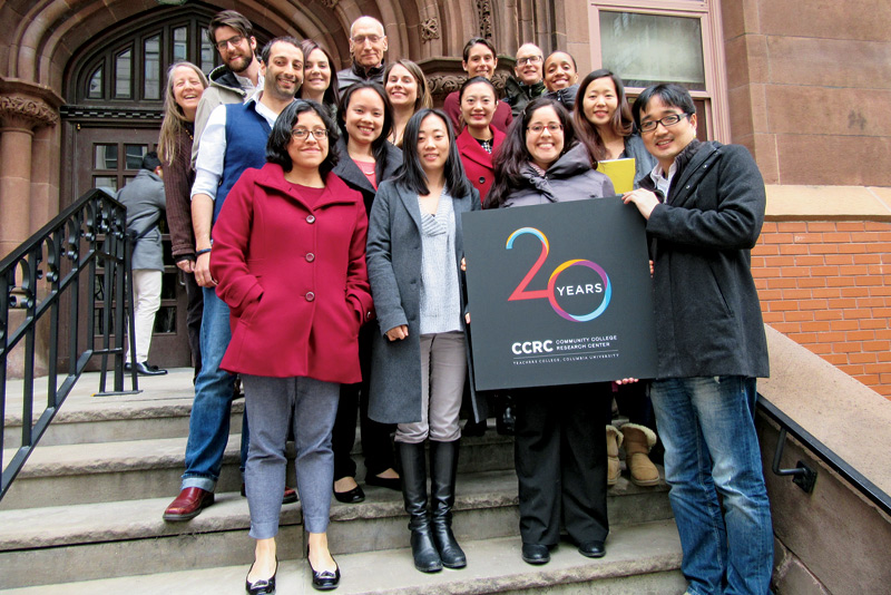 CCRC out on steps for 20th anniversary