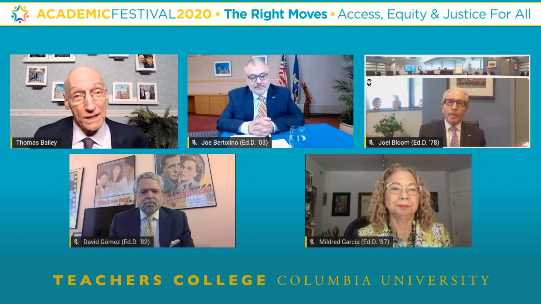 Academic Festival 2020 Higher Education Panel
